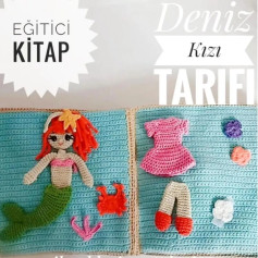 deniz kızı kitap tığ işi modeli.