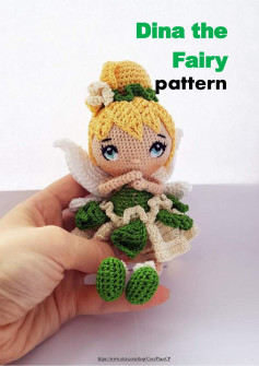 Dina the Fairy doll crochet pattern