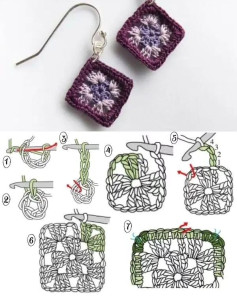 earing idea crochet pattern