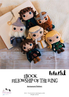 ebook fellowship of the ring amigurumi pattern