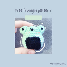 FREE fronigri pattern!! frog