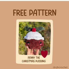 free pattern penny the christmas pudding