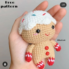 Gingerbread baby crochet pattern