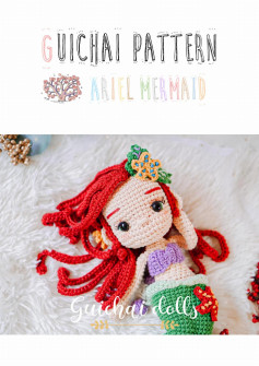 guichai pattern ariel mermaid crochet pattern