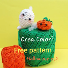..🎃🎃 Halloween n.2 🎃 pumpkin 🎃 !!! Free pattern 😊🤗🤗🤗