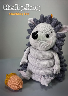 hedgehog staching toy crochet pattern