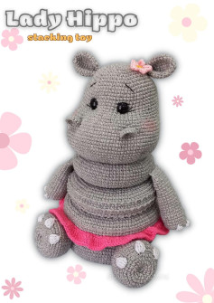 lady hippo crochet pattern