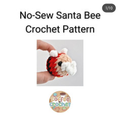 no sew santa bee crochet pattern