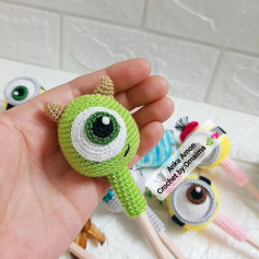 One-eyed monster pen tip crochet pattern