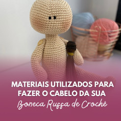 padrão de boneca de crochê