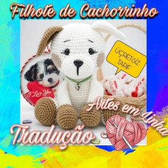 Padrão de crochê de cachorro