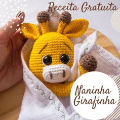 Padrão de crochê girafa