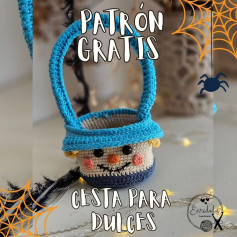 Patrón de canasta de crochet