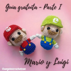 Patrón de crochet de muñeco Mario