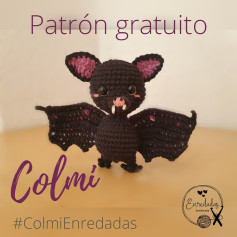 patrón de crochet de murciélago Te traigo a colmi para que lo tejas y te enamores de él 🦇🎃🥰 🎃