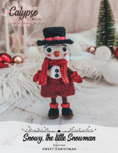 snowy the little snowman collection sweet christmas crochet pattern