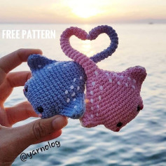 stringray fish free pattern