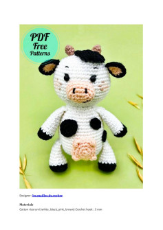 the cow crochet pdf free pattern