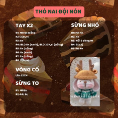 Thỏ nai đôi nón