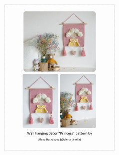 Wall hanging decor “Princess”