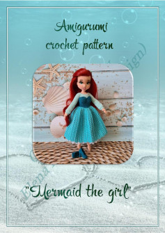 amigurumi crochet pattern mermaid the girl