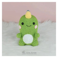 Baby Dinocorn 💚 Free crochet pattern