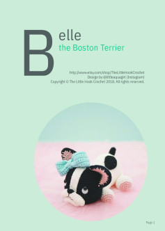 Belle the Boston Terrier