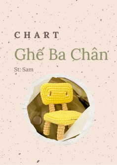 Chart móc len ghế ba chân