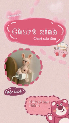 Chart móc thỏ tay tròn