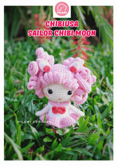 CHibiusa Sailor chibi moon doll crochet pattern