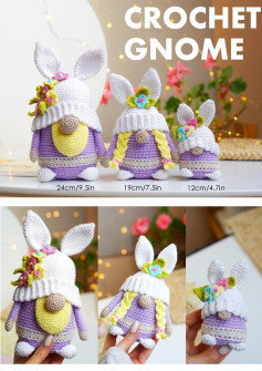 CROCHET GNOME MARIA ERMOLOVA – CROCHETGNOME – Easter Bunny Family