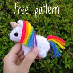 crochet little unicorn free pattern
