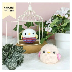 crochet pattern penguin in cage