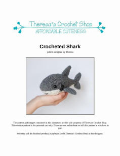 Crocheted Shark pattern