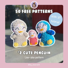cute penguin free pattern
