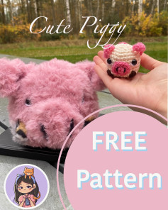 cute piggy free pattern