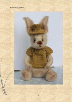 Easter bunny crochet pattern amigurumi