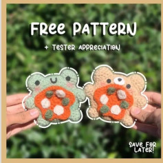 free pattern mini frog