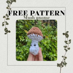 free pattern mush gnome