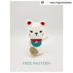 FREE patterns moshi the lucky cat