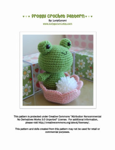 froggy crochet pattern