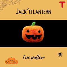 Jacko lantern 🎃 free pattern pumpkin