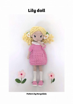 lily doll crochet pattern yellow hair