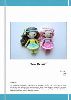 “Luna the doll” crochet pattern