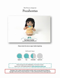 Mini Princess Amigurumi Pocahontas