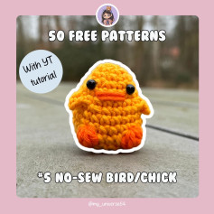 no sew bird chick