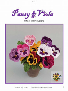 Pansy Pansy &Viola Pattern and instructions Facebook
