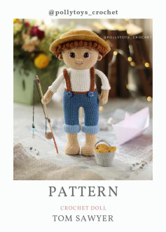 PATTERN CROCHET DOLL TOM SAWYER