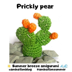 prickly pear Cactus crochet pattern