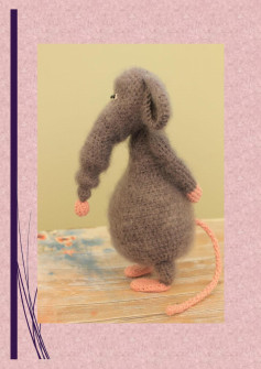 Rat Boo crochet pattern